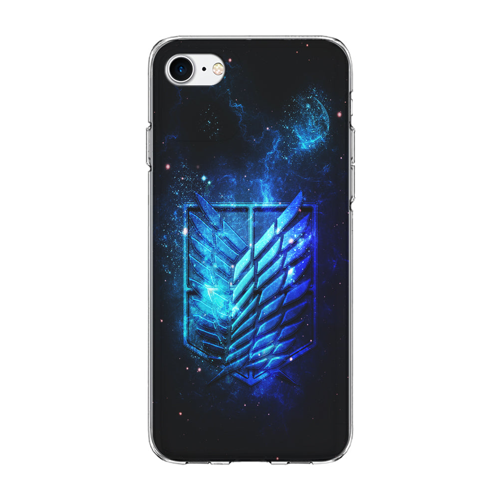 The Survey Corps Space iPhone 7 Case-Phone Case-Clear Soft Case-Altracase