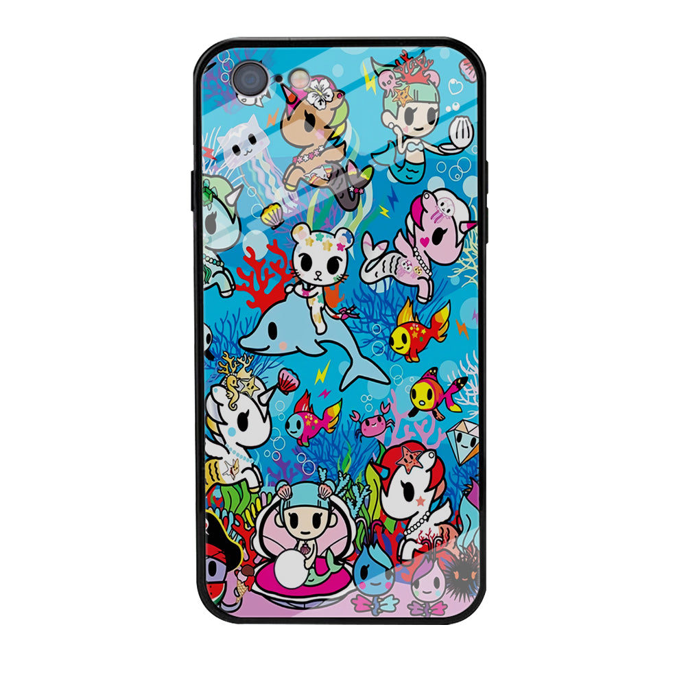 Tokidoki Sea Unicorn iPhone 6 | 6s Case-Phone Case-Tempered Glass Case-Altracase