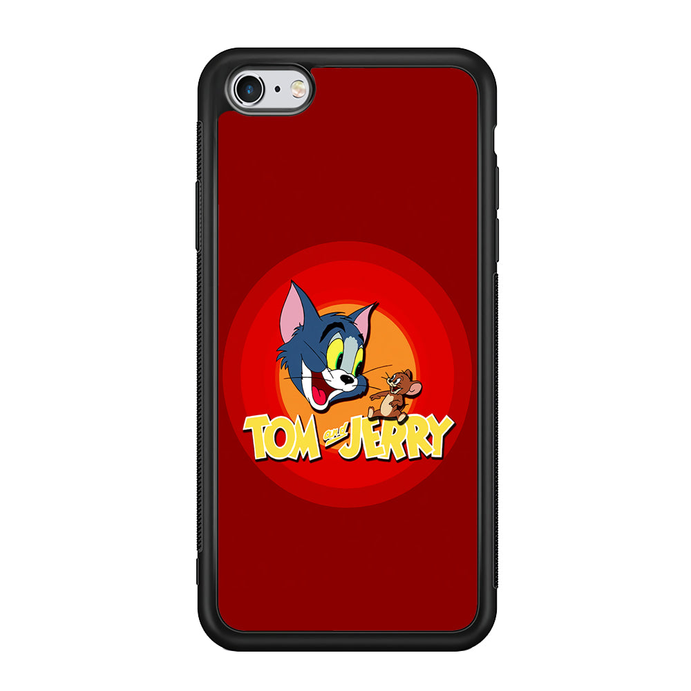 Tom and Jerry Red iPhone 6 | 6s Case-Phone Case-Rubber Black (2D Case)-Altracase