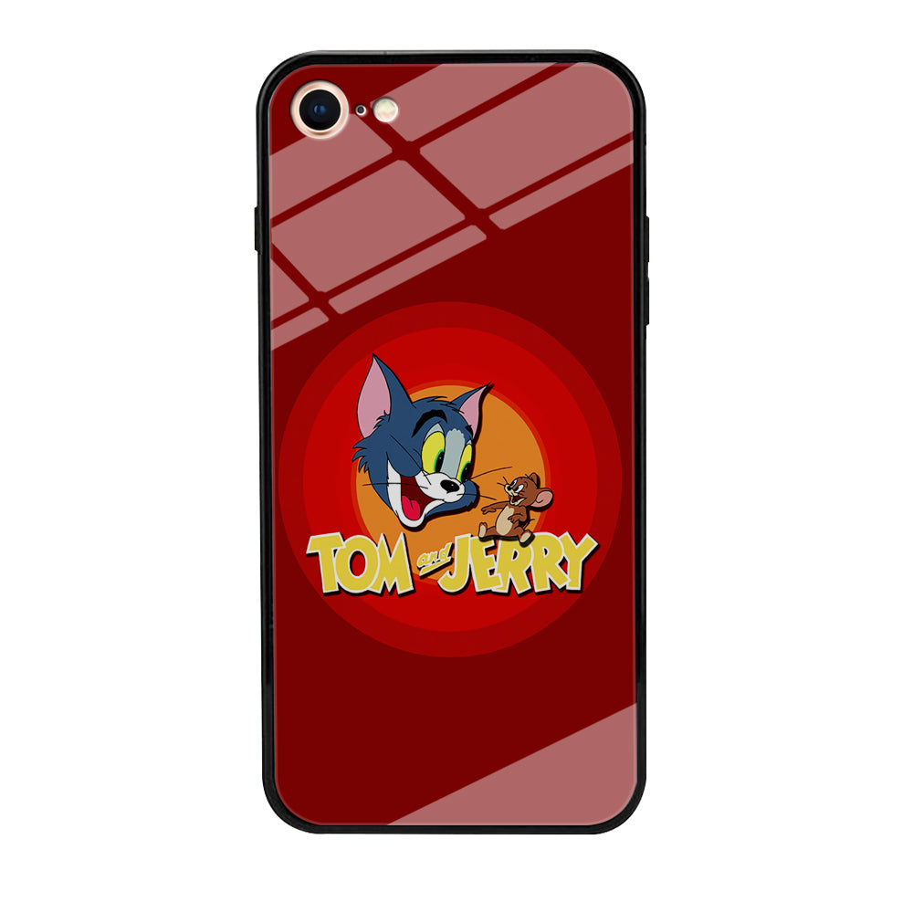 Tom and Jerry Red iPhone 7 Case-Phone Case-Tempered Glass Case-Altracase