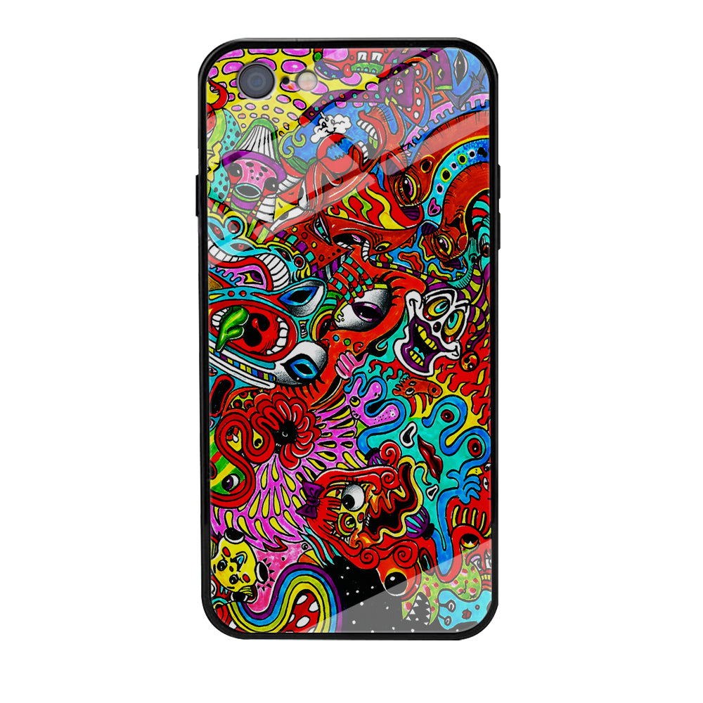 Trippy Aesthetic Colorful iPhone 6 | 6s Case-Phone Case-Tempered Glass Case-Altracase