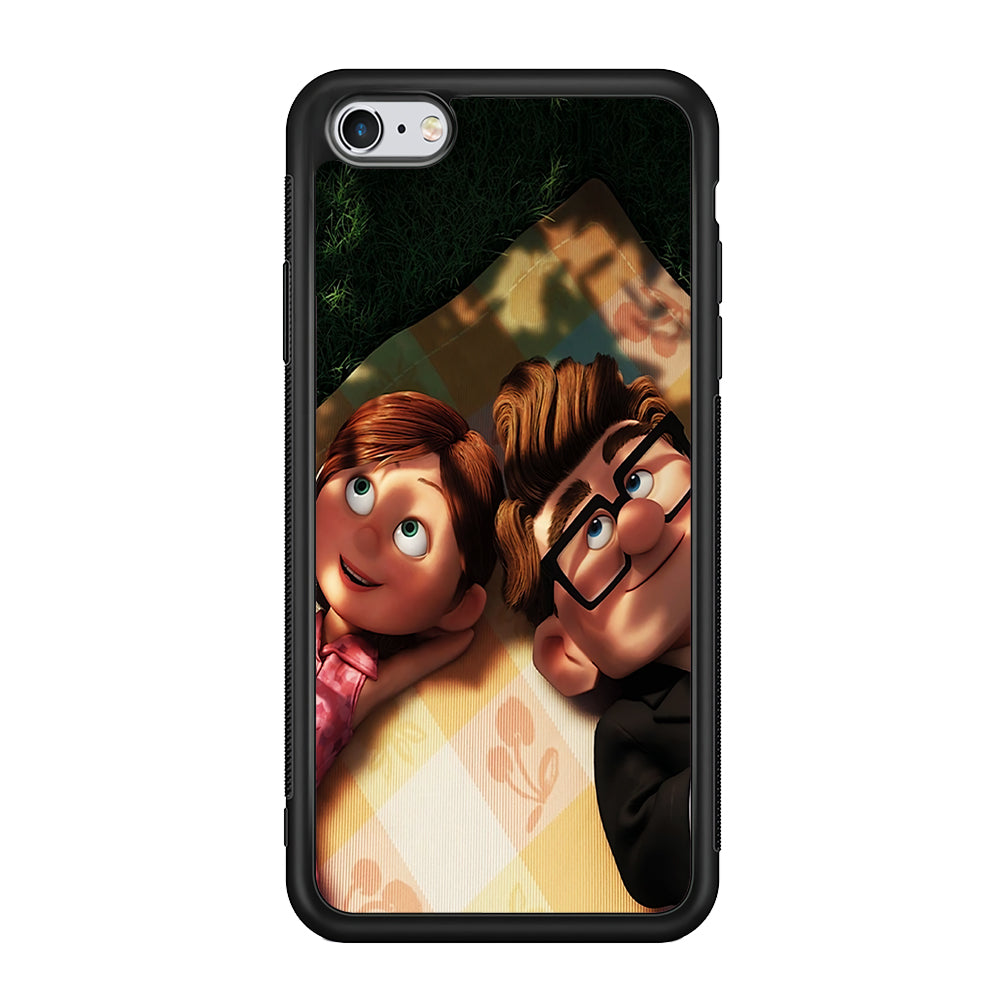 UP Ellie and Carl iPhone 6 | 6s Case-Phone Case-Rubber Black (2D Case)-Altracase