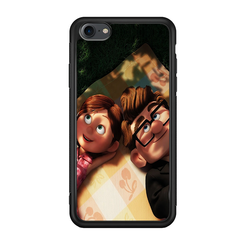 UP Ellie and Carl iPhone 7 Case-Phone Case-Rubber Black (2D Case)-Altracase