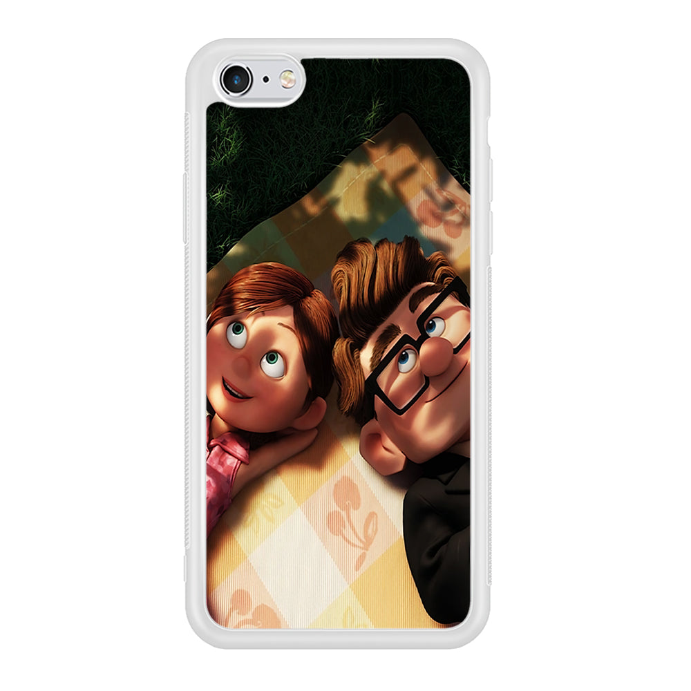 UP Ellie and Carl iPhone 6 | 6s Case-Phone Case-Rubber White (2D Case)-Altracase