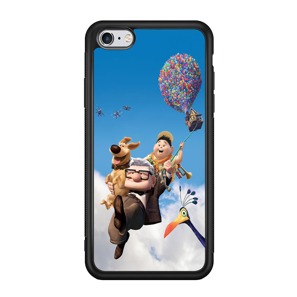 UP Fly in The Sky iPhone 6 | 6s Case-Phone Case-Rubber Black (2D Case)-Altracase