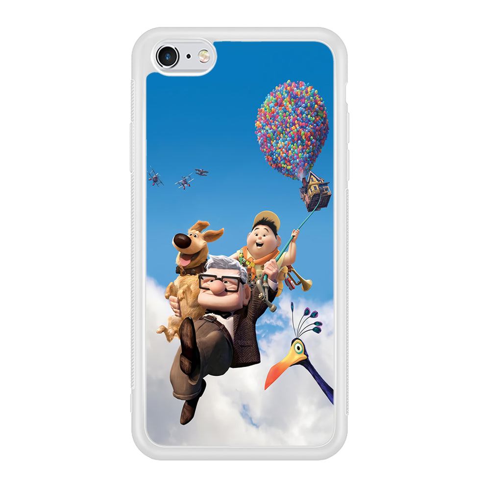 UP Fly in The Sky iPhone 6 | 6s Case-Phone Case-Rubber White (2D Case)-Altracase