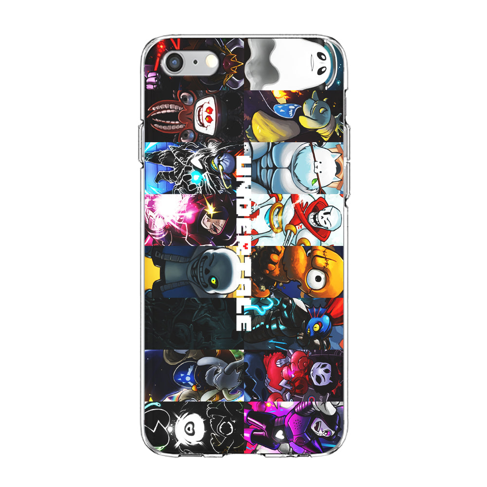 Undertale Collage Art iPhone 6 Plus | 6s Plus Case-Phone Case-Clear Soft Case-Altracase