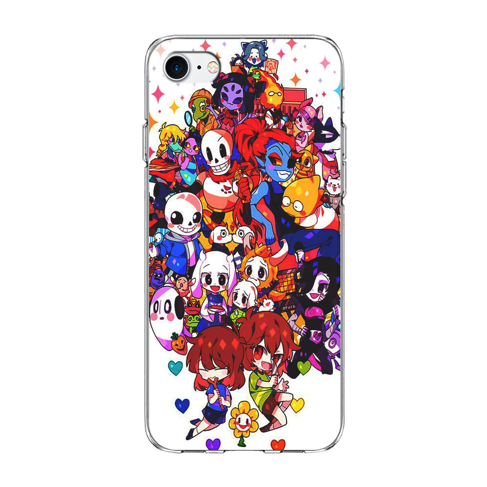 Undertale White iPhone 7 Case-Phone Case-Clear Soft Case-Altracase