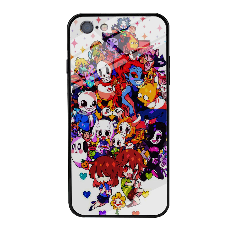 Undertale White iPhone 6 Plus | 6s Plus Case-Phone Case-Tempered Glass Case-Altracase