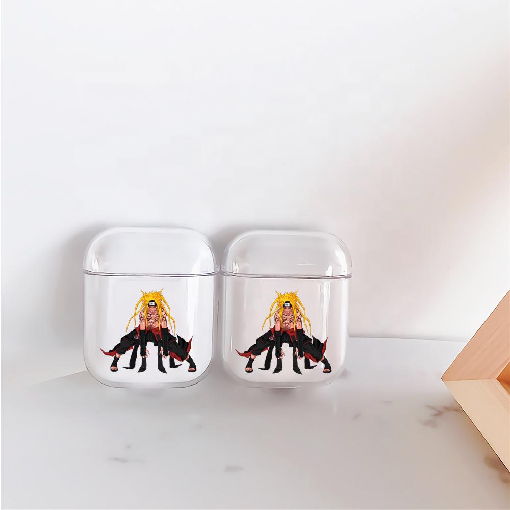 Uzumaki Naruto Kurama Mode Hard Plastic Protective Clear Case Cover For Apple Airpods-AirPod Case-Altracase