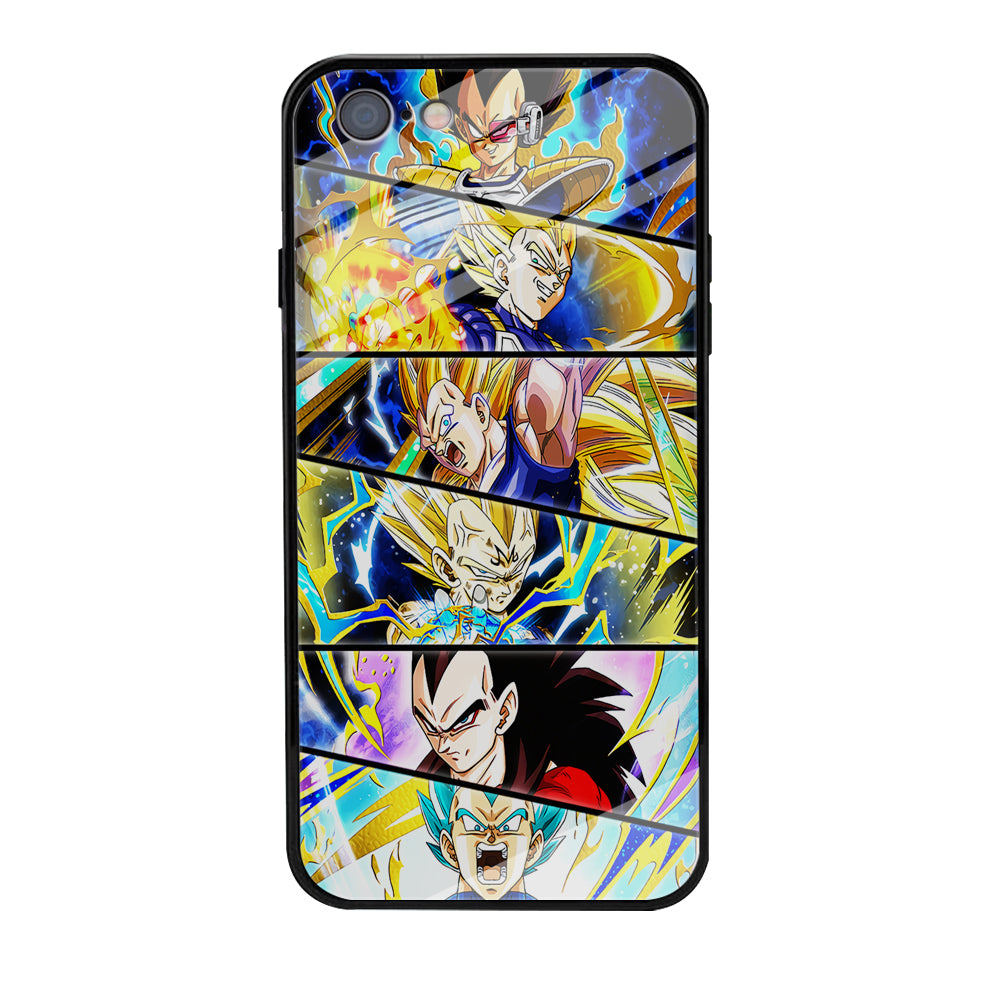 Vegeta Collage Dragon Ball iPhone 6 | 6s Case-Phone Case-Tempered Glass Case-Altracase