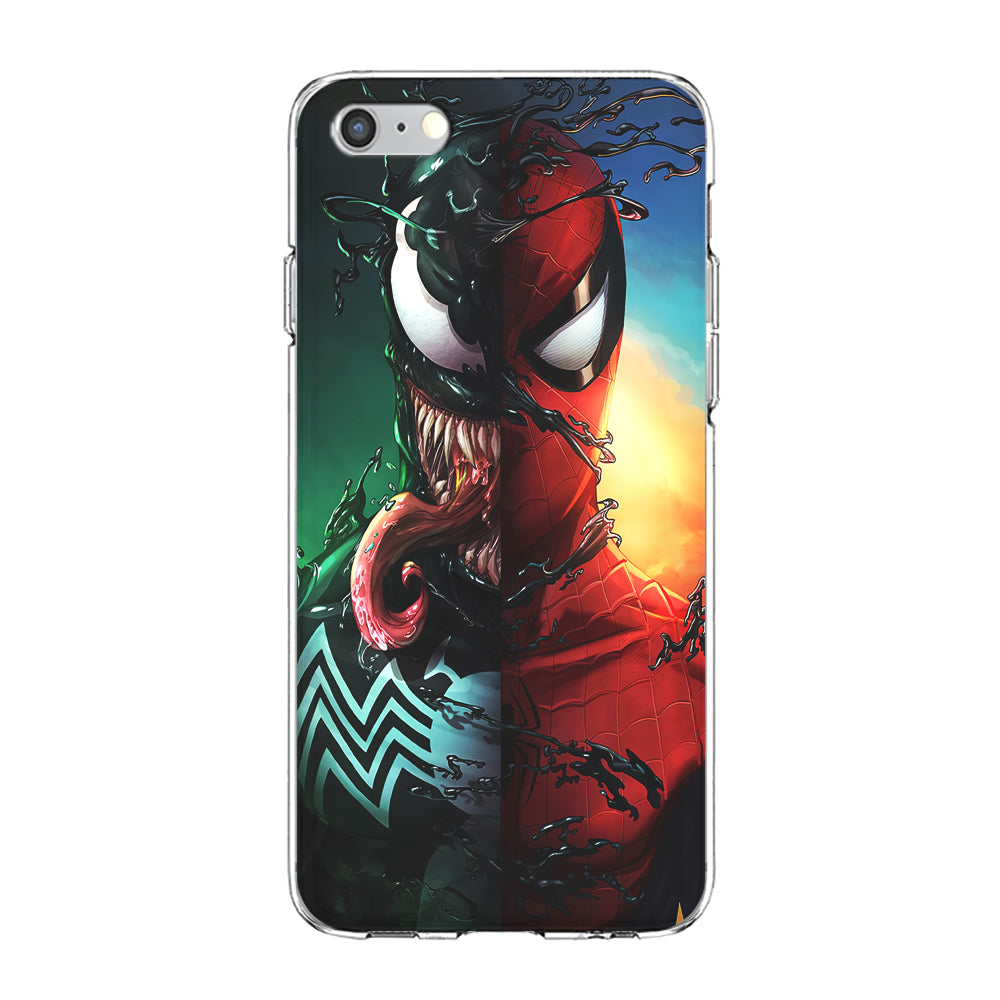 Venom VS Spiderman iPhone 6 Plus | 6s Plus Case-Phone Case-Clear Soft Case-Altracase