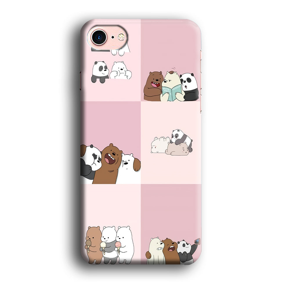 We Bare Bear Daily Life iPhone 7 Case-Phone Case-3D Case-Altracase