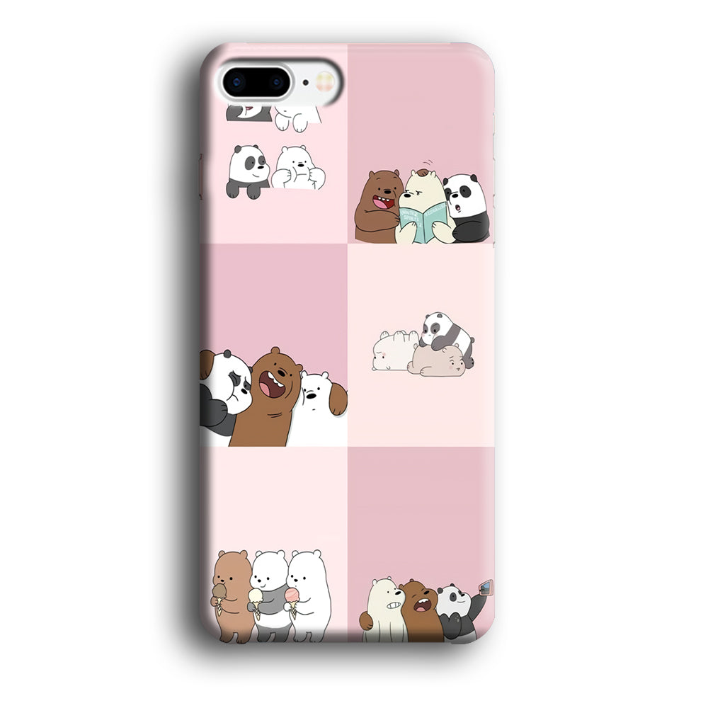We Bare Bear Daily Life iPhone 7 Plus Case-Phone Case-3D Case-Altracase
