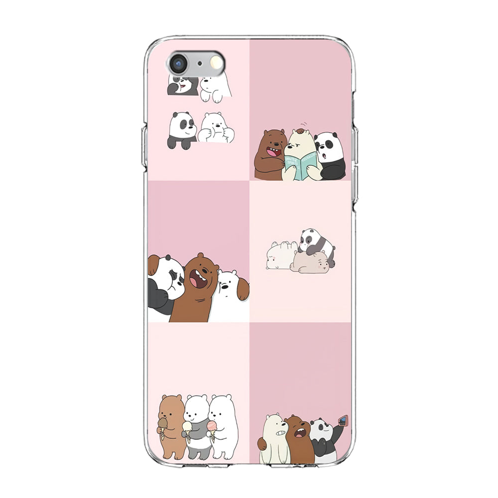 We Bare Bear Daily Life iPhone 6 Plus | 6s Plus Case-Phone Case-Clear Soft Case-Altracase