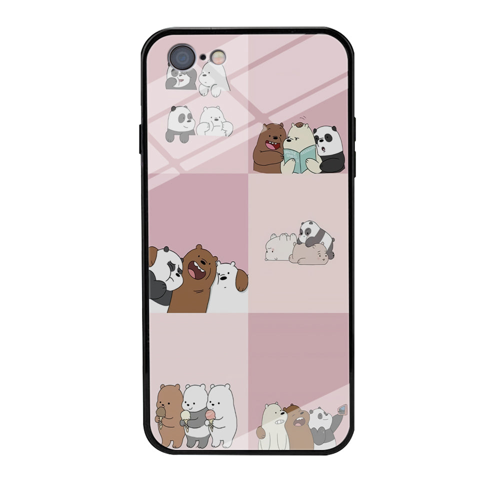 We Bare Bear Daily Life iPhone 6 | 6s Case-Phone Case-Tempered Glass Case-Altracase