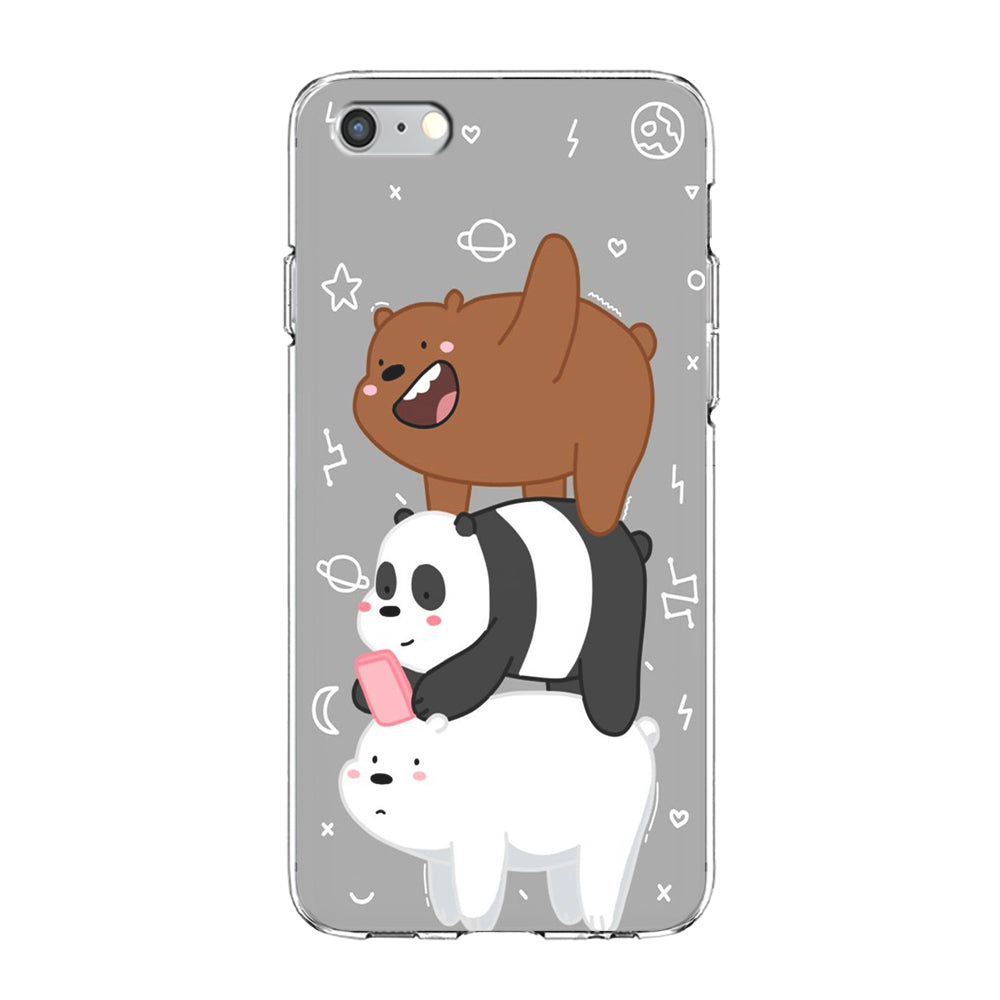 We Bare Bear Overlap iPhone 6 | 6s Case-Phone Case-Clear Soft Case-Altracase