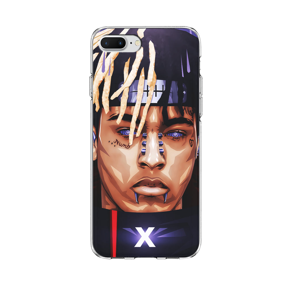 XXXTentacion Akatsuki iPhone 7 Plus Case-Phone Case-Clear Soft Case-Altracase
