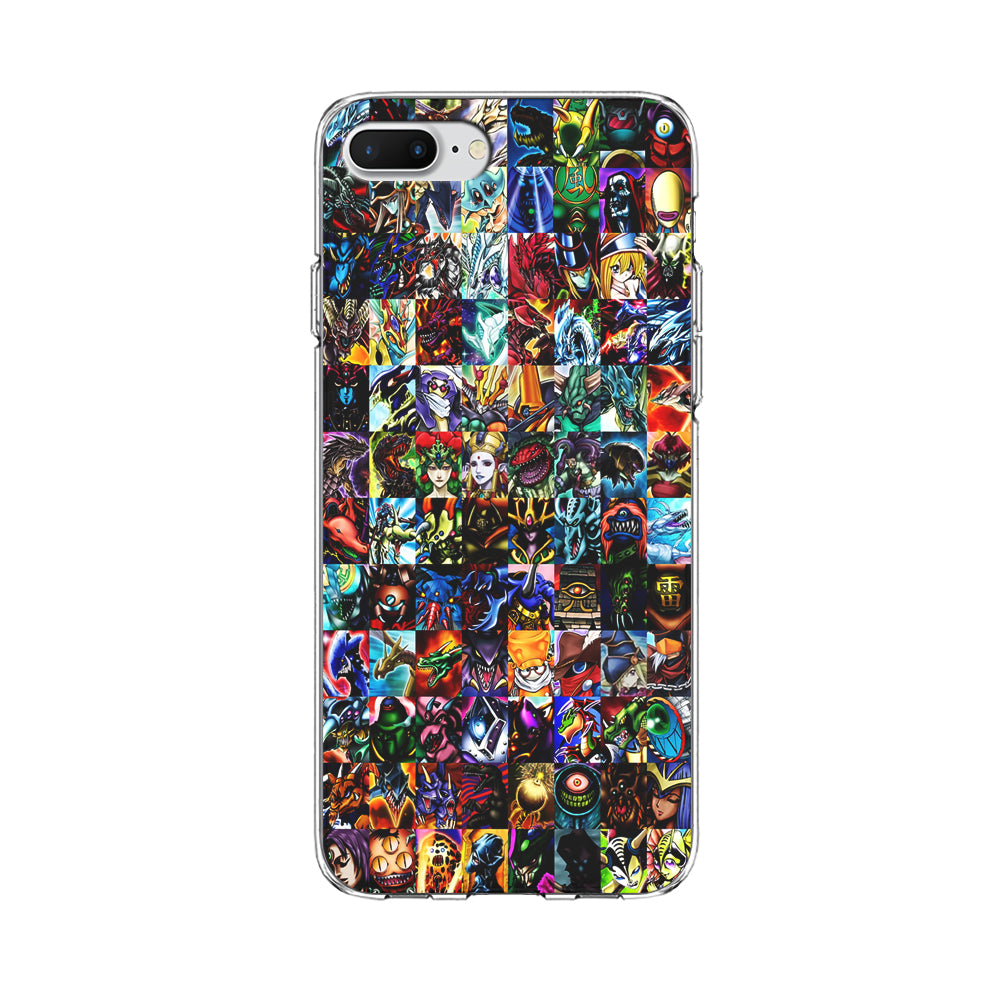 Yu-Gi-Oh All Monster Cards iPhone 7 Plus Case-Phone Case-Clear Soft Case-Altracase