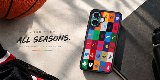NBA Team Logos iPhone 16 Case