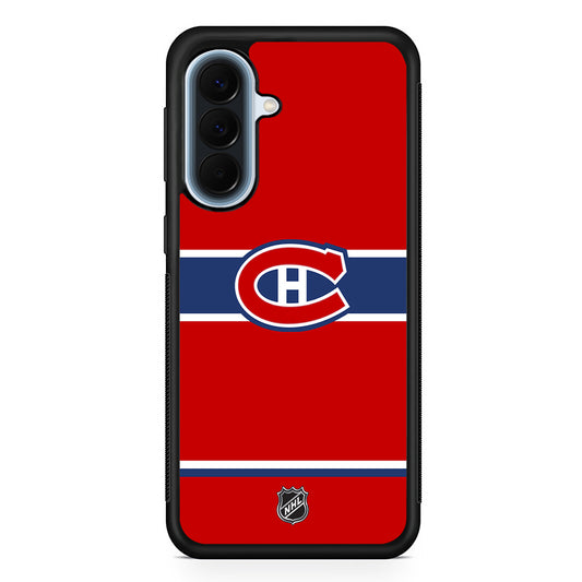 NHL Montréal Canadiens Red Samsung Galaxy A57 Case | Slim Samsung Galaxy A57 Protective Case
