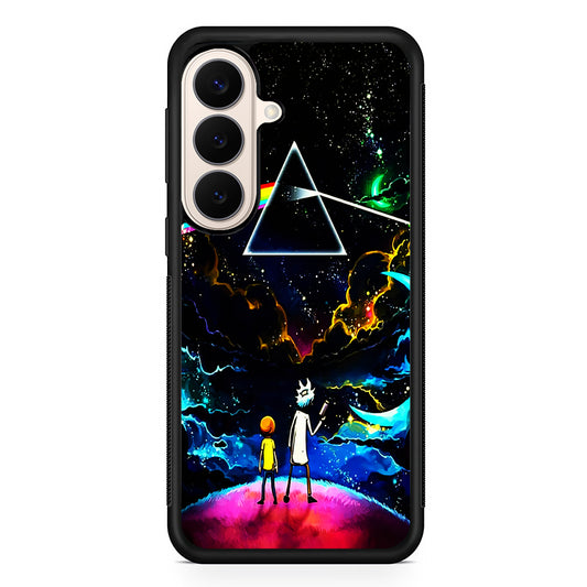Rick and Morty Triangle Painting Samsung Galaxy S26 Case | Durable Protective Rubber Cover