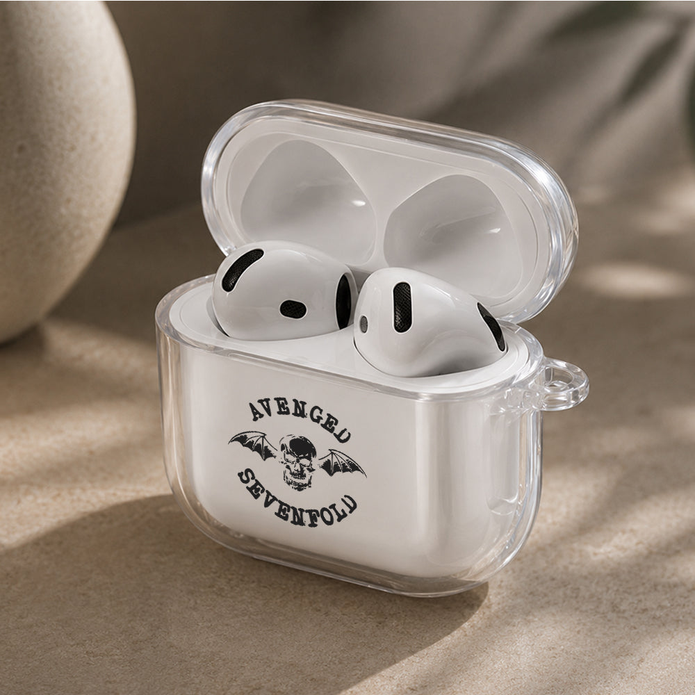 Avenged Sevenfold Heavy Metal Protective Apple Airpods 4 Clear Case - Durable Clear Protection
