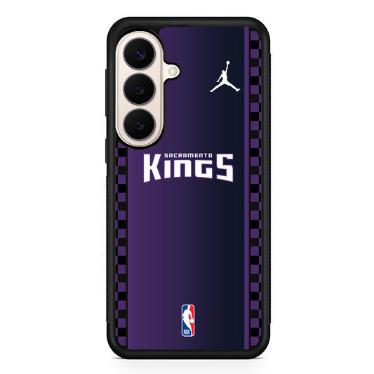 NBA Sacramento Kings Purple Jordan Samsung Galaxy S26 Case – Slim Protective Phone Cover
