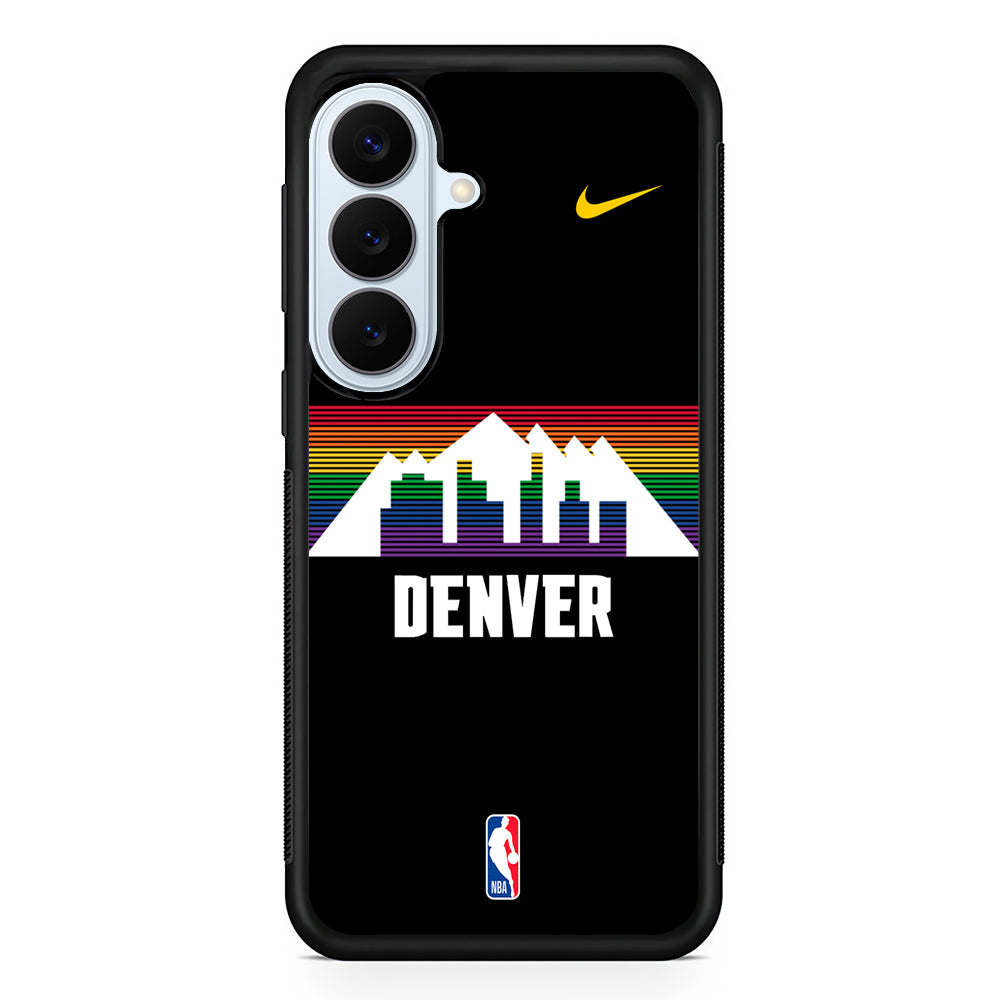 NBA Denver Nuggets Black Nike Samsung Galaxy S26 Plus Case | Lightweight Protective Phone Cover