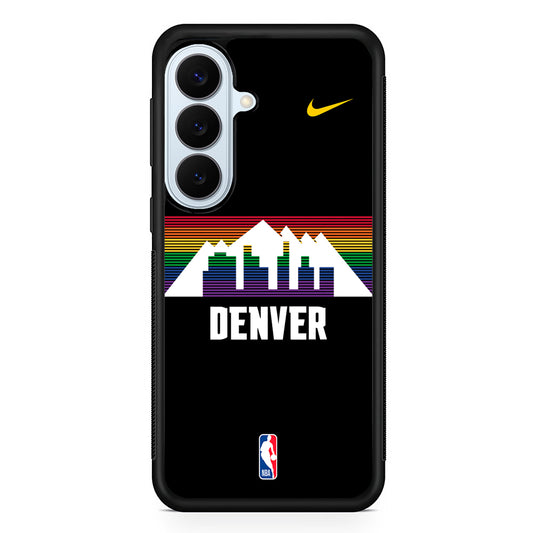 NBA Denver Nuggets Black Nike Samsung Galaxy S26 Plus Case | Lightweight Protective Phone Cover