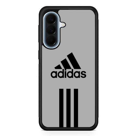 Adidas Gray Three Lines Samsung Galaxy A57 Case | Slim Samsung Galaxy A57 Protective Case