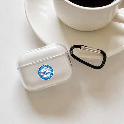 NBA Philadelphia 76ers Symbol Protective Apple AirPods Pro 3 Clear Case | Shockproof Cover