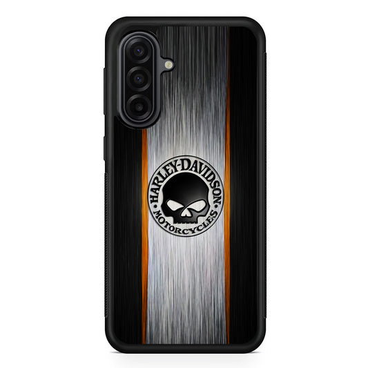 Harley Davidson Skull Circle Samsung Galaxy A17 Case | Durable Rubber Samsung Galaxy A17 Phone Case