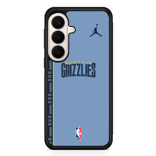 NBA Memphis Grizzlies Blue Jordan Samsung Galaxy S26 Case – Slim Protective Phone Cover