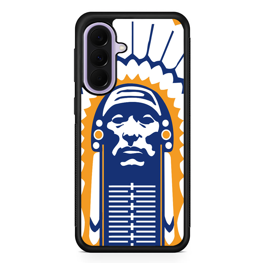 Chief Illiniwek Illinois Samsung Galaxy A37 Case | Samsung Galaxy A37 Rubber Protective Case