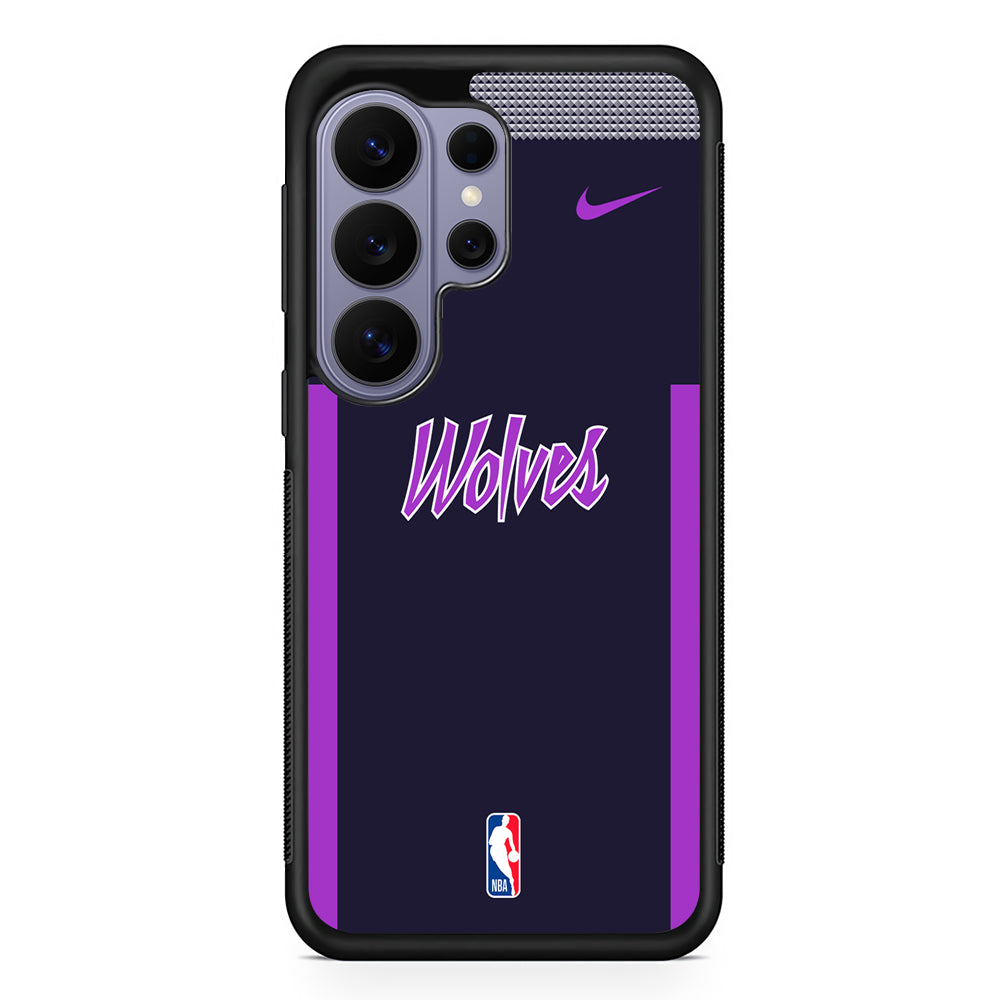 NBA Minnesota Timberwolves Purple Nike Samsung Galaxy S26 Ultra Case | Slim Durable Protective Cover