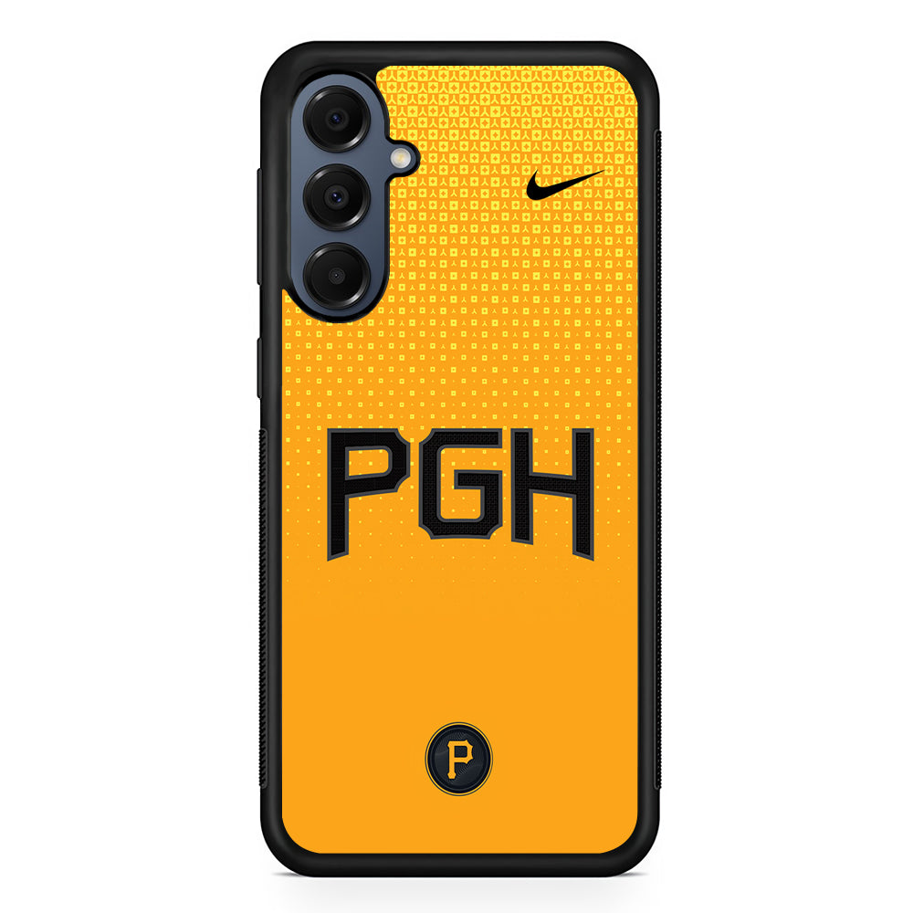 MLB Pittsburgh Pirates Yellow Nike Samsung Galaxy A16 Case | Slim Protective Cover for Samsung Galaxy A16