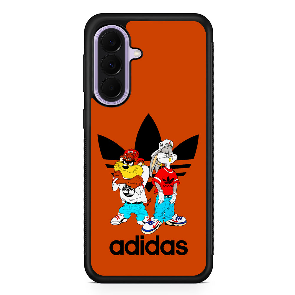 Adidas Taz And Bugs Samsung Galaxy A37 Case | Samsung Galaxy A37 Rubber Protective Case