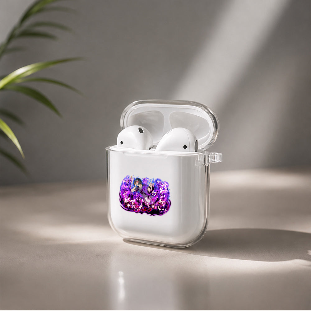 Itachi Pain of Uchiha Protective Clear Case Cover For Apple Airpods | Soft Silicone AirPods 1 / 2 Case | Protective Cover