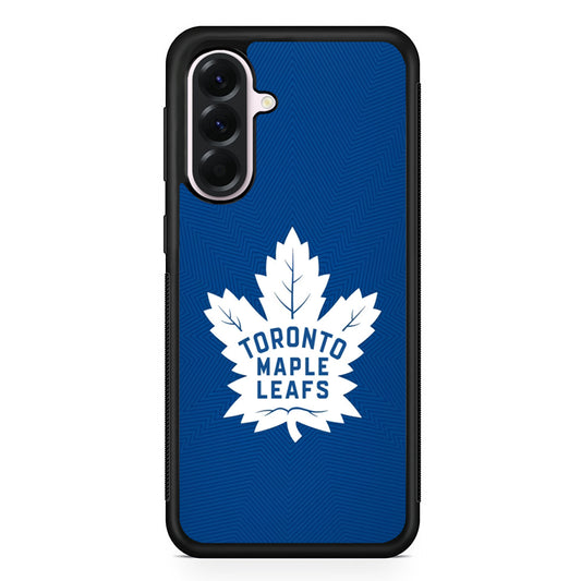NHL Toronto Maple Leafs Pattern Samsung Galaxy A56 Case | Samsung Galaxy A56 Protective Rubber Case