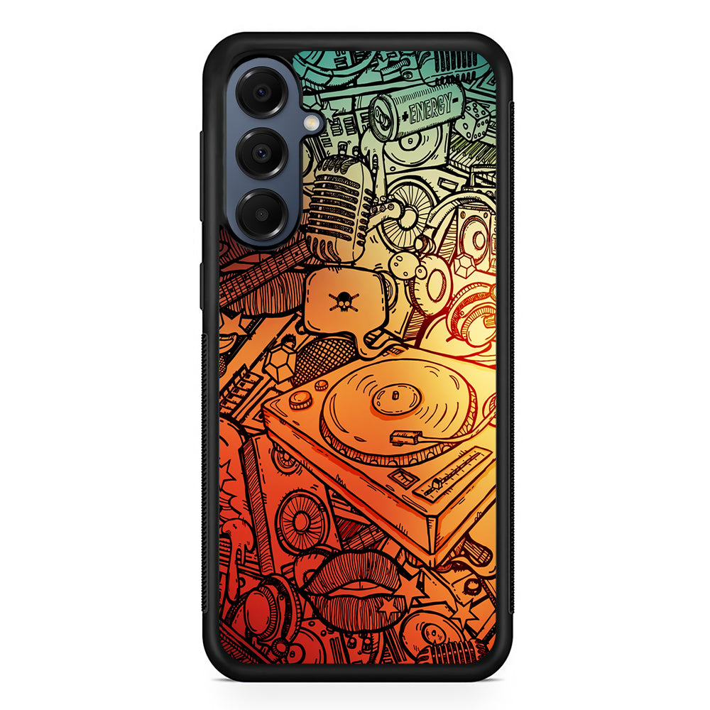 Music Graffiti Art Samsung Galaxy A16 Case | Slim Protective Cover for Samsung Galaxy A16
