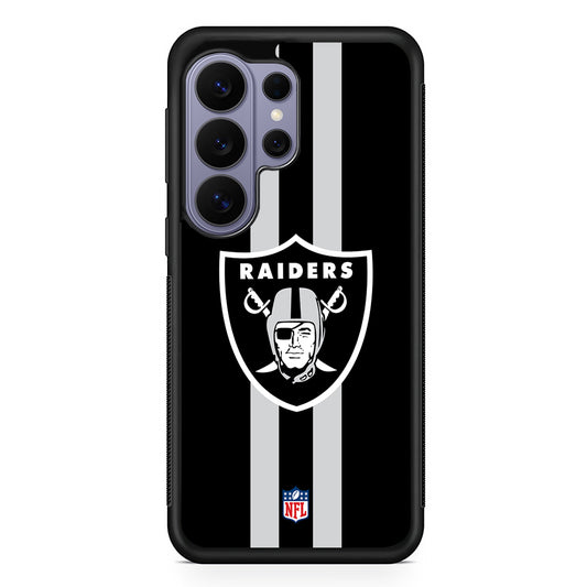 NFL Las Vegas Raiders Black Samsung Galaxy S26 Ultra Case | Protective Rubber Cover