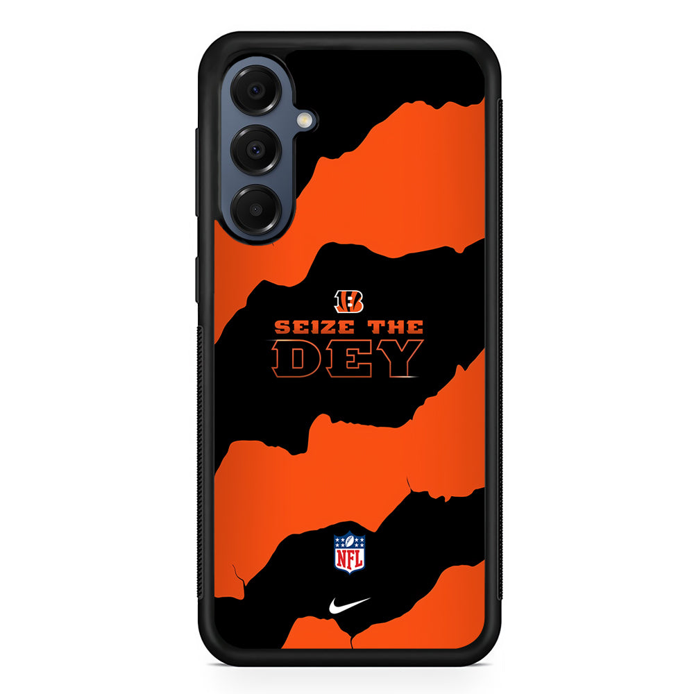 NFL Cincinnati Bengals Nike Samsung Galaxy A16 Case | Slim Protective Cover for Samsung Galaxy A16