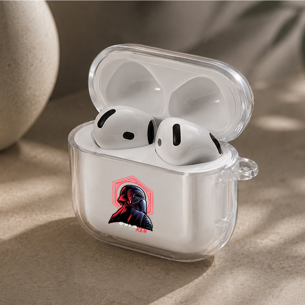 Star Wars Kylo Ren Protective Apple Airpods 4 Clear Case - Durable Clear Protection