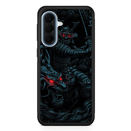 Samurai and Dragon Samsung Galaxy A57 Case | Slim Samsung Galaxy A57 Protective Case