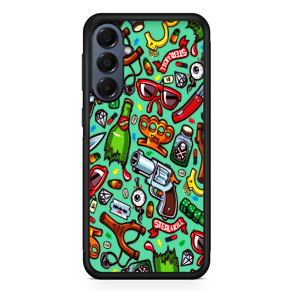 Doodle Sticker Bomb Samsung Galaxy A16 Case | Slim Protective Cover for Samsung Galaxy A16