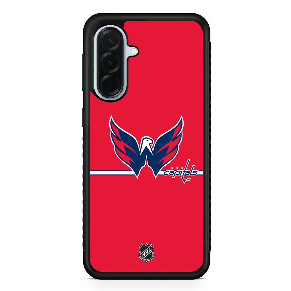 NHL Washington Capitals Red Samsung Galaxy A36 Case | Durable Samsung Galaxy A36 Protective Case