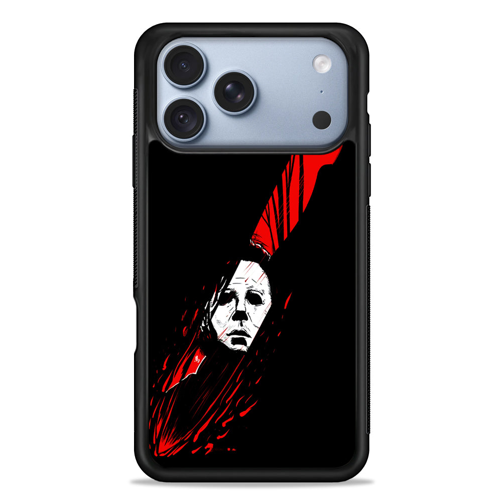 Michael Myers Knife Blood iPhone 18 Pro Case - iPhone 18 Pro Silicone Case