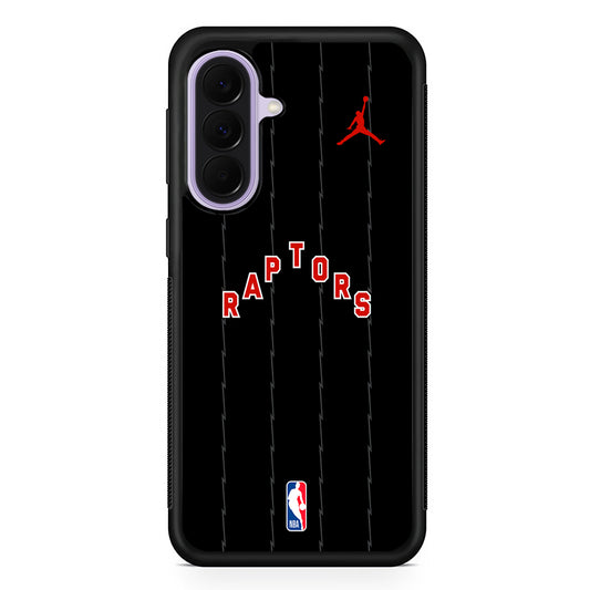 NBA Toronto Raptors Black Jordan Samsung Galaxy A37 Case | Samsung Galaxy A37 Rubber Protective Case
