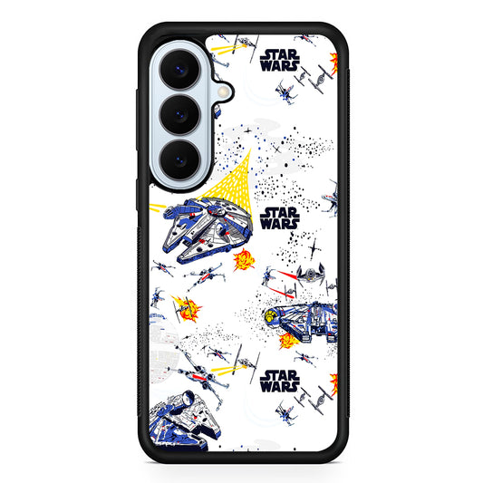 Star Wars Fighter Plane Samsung Galaxy S26 Plus Case | Slim Protective Rubber Cover